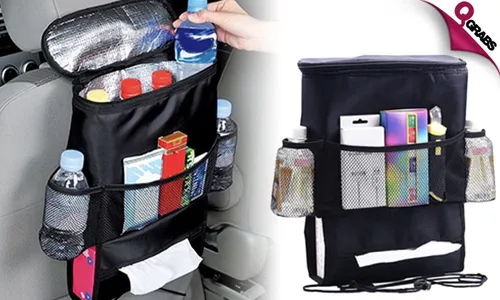 Insulated Car Back Seat Organizer!